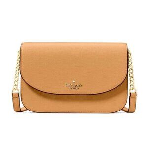 Kate Spade Kristi Crossbody Bag Tan Designer Bag Refined Leather Purse